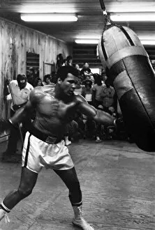 Images Dated 26th August 1978: Muhammad Ali Boxer 1978 (aka Cassius Clay) training for the fight with Leon Spinks