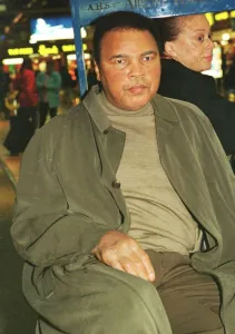 Muhammad Ali boxing legend December 1999 leaves Heathrow Airport for the United Muhammad Ali boxing legend December 1999 leaves Heathrow Airport for the United