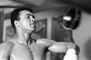 Muhammad Ali training ahead of his rematch with Ken Norton 6th September 1973 Muhammad Ali training ahead of his rematch with Ken Norton 6th September 1973