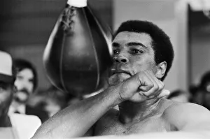 Muhammad Ali training at Gleason's Gym in New York, for his World Heavyweight Title Muhammad Ali training at Gleason's Gym in New York, for his World Heavyweight Title