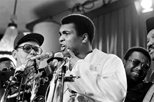 Muhammad Ali at the weigh-in ahead of his third fight with Ken Norton Muhammad Ali at the weigh-in ahead of his third fight with Ken Norton