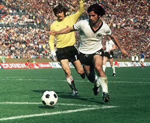 Muller of West Germany and Maric World Cup 1974 Yugoslavia v West Germany Muller of West Germany and Maric World Cup 1974 Yugoslavia v West Germany