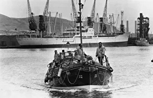 The Mumbles lifeboat William Gammon returned to Swansea yesterday after an £ The Mumbles lifeboat William Gammon returned to Swansea yesterday after an £