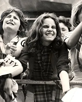 Music - Pop - Bay City Rollers - Bay City Roller fans pictured outside Cardiff' Music - Pop - Bay City Rollers - Bay City Roller fans pictured outside Cardiff'