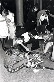 Music - Pop - Bay City Rollers - Hysterical fans are tended by St John Ambulance members Music - Pop - Bay City Rollers - Hysterical fans are tended by St John Ambulance members
