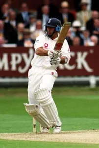 Nasser Hussain Gets 4 Off Cairns July 1999 During Day One Of England V New Nasser Hussain Gets 4 Off Cairns July 1999 During Day One Of England V New
