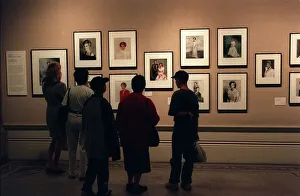 National Portrait Gallery September 98 A wall in the national portrait gallery full National Portrait Gallery September 98 A wall in the national portrait gallery full