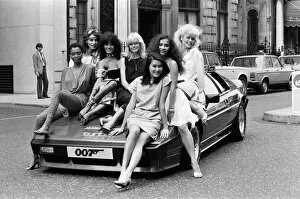 Images Dated 23rd June 1981: A National Press Photocall for the stars of the new James Bond film
