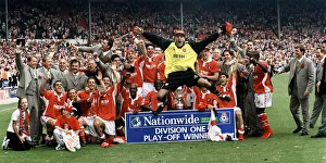 Nationwide Division One Play Off Final at Wembley Charlton Athletic team celebrate Nationwide Division One Play Off Final at Wembley Charlton Athletic team celebrate