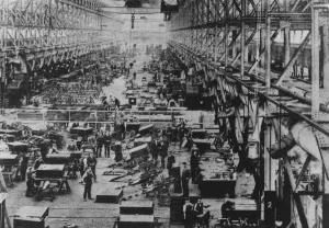 The Naval workshop at The Royal Ordnance Works at Stoney Stanton Road Coventry The Naval workshop at The Royal Ordnance Works at Stoney Stanton Road Coventry