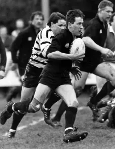 Neath's Paul Williams goes on the attack against the Wanderers at the Memorial Ground Neath's Paul Williams goes on the attack against the Wanderers at the Memorial Ground