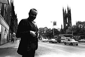 Images Dated 16th June 1971: Ned Sherrin, a film and TV producer, who flew into Newcastle on June 16, 1971