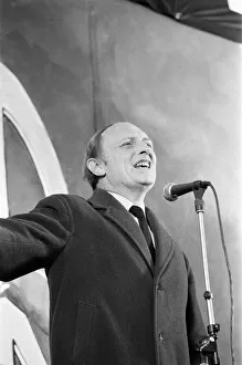 Neil Kinnock attends a Campaign for Nuclear Disarmament Rally in London Neil Kinnock attends a Campaign for Nuclear Disarmament Rally in London