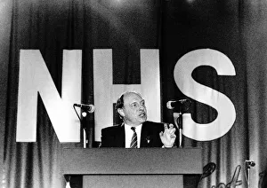 Neil Kinnock at festival for NHS at Alexandra palace Neil Kinnock at festival for NHS at Alexandra palace