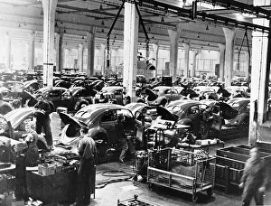 New Beetle cars on the production line at the VW Volkswagen in Wolfsburg New Beetle cars on the production line at the VW Volkswagen in Wolfsburg