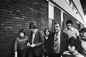 New Liverpool signing Kenny Dalglish with manager Bob Paisley at Anfield as he completes New Liverpool signing Kenny Dalglish with manager Bob Paisley at Anfield as he completes