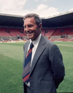 New Manchester United manager Dave Sexton at Old Trafford shortly after taking charge New Manchester United manager Dave Sexton at Old Trafford shortly after taking charge