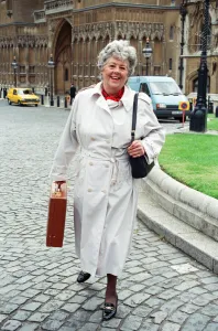 The new Speaker of the House of Commons Betty Boothroyd at Westminster. 27th April 1992 The new Speaker of the House of Commons Betty Boothroyd at Westminster. 27th April 1992