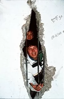 Images Dated 31st December 1989: New Year in Berlin, 1989 - 1990, with a new view from the East through a hole in