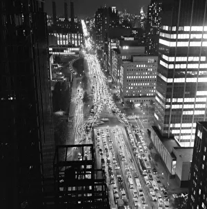 New York at Night, as viewed from the top of the Beekman Tower, 17th October 1964 New York at Night, as viewed from the top of the Beekman Tower, 17th October 1964