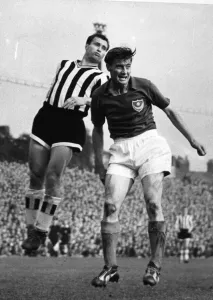 Newcastle United v Portsmouth league match at St James Park September 1958 Newcastle United v Portsmouth league match at St James Park September 1958