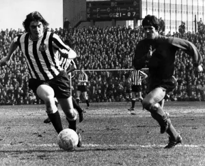 Newcastle United's Alan Foggon on the left. Newcastle United v Derby County Newcastle United's Alan Foggon on the left. Newcastle United v Derby County