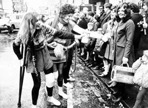 Newcastle University students taking part in the rag week procession in 1970 Newcastle University students taking part in the rag week procession in 1970