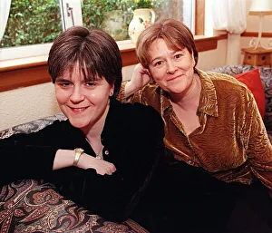 NICHOLA STURGEON SNP march 1999 SCOTTISH PARLIAMENT CANDIDATE NICHOLA STURGEON AT NICHOLA STURGEON SNP march 1999 SCOTTISH PARLIAMENT CANDIDATE NICHOLA STURGEON AT