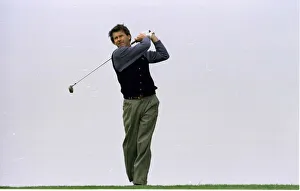 Nick Faldo drives off the fifth tee during the Pro Am at The Oxfordshire Golf Course Nick Faldo drives off the fifth tee during the Pro Am at The Oxfordshire Golf Course