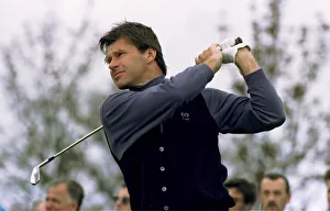 Nick Faldo Golf drives off the second tee during the Pro Am at The Oxfordshire Golf Nick Faldo Golf drives off the second tee during the Pro Am at The Oxfordshire Golf