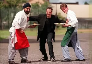 Images Dated 18th June 1999: Nick Nairn at the Glasgow versus Edinburgh Cook Off competition June 1999 Tony Singh