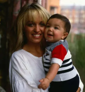 Nicki Heaney actress April 1986 With daughter Amber Heaney Nicki Heaney actress April 1986 With daughter Amber Heaney