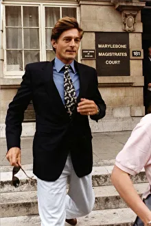 Nigel Havers actor leaving Marylebone Magistrates Court after being given a one year Nigel Havers actor leaving Marylebone Magistrates Court after being given a one year