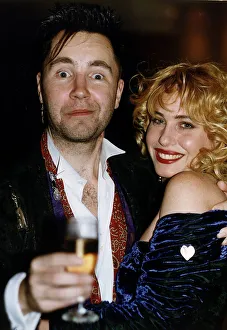 Nigel Kennedy Violin Player with girlfriend Brixie Smith Nigel Kennedy Violin Player with girlfriend Brixie Smith