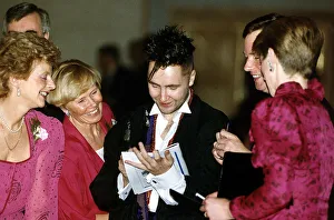 Nigel Kennedy the violinist signing autographs Nigel Kennedy the violinist signing autographs