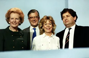 Nigel Lawson Conservative stands with his Therese , Kenneth Baker Nigel Lawson Conservative stands with his Therese , Kenneth Baker