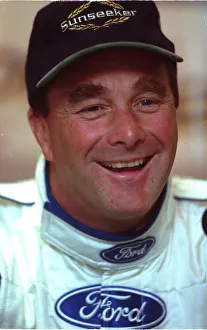 Nigel Mansell June 1998 Driver Motoracing Ford Mondeo Touring Car Testing at Donnington Nigel Mansell June 1998 Driver Motoracing Ford Mondeo Touring Car Testing at Donnington