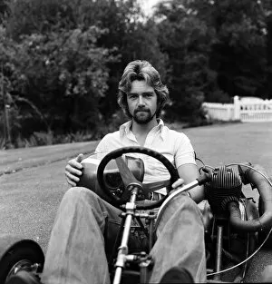 Images Dated 9th August 1976: Noel Edmonds pictured at home in Suffolk. 9th August 1976