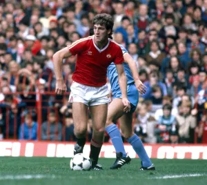 Norman Whiteside of Manchester United in action during their league division one match Norman Whiteside of Manchester United in action during their league division one match