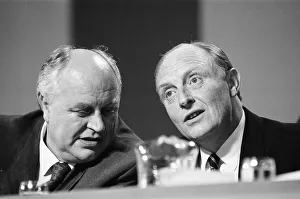 Norman Willis, General Secretary of the Trades Union Congress with Neil Kinnock Norman Willis, General Secretary of the Trades Union Congress with Neil Kinnock