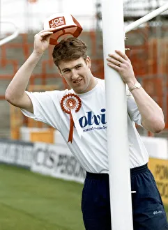 Nottingham Forest goalkeeper Mark Crossley poses at the City Ground Nottingham Forest goalkeeper Mark Crossley poses at the City Ground