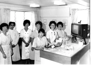 Nurses at Coventry & Warwickshire hospital's mammography unit, Stoney Stanton Road Nurses at Coventry & Warwickshire hospital's mammography unit, Stoney Stanton Road