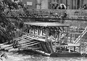 Oarsmen from Warwick University were sent to the galleys - to test out the design of an Oarsmen from Warwick University were sent to the galleys - to test out the design of an