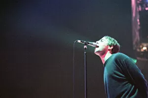 Images Dated 16th September 1997: Oasis performing at Newcastle Arena during their Be Here Now Tour. 16th September 1997