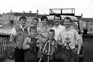 Off on their hols... members of the 2nd Huddersfield Boys Brigade Off on their hols... members of the 2nd Huddersfield Boys Brigade