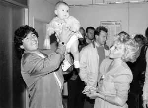Oh Baby. Diego Maradona and girlfriend, Caludia show off daughter Dalma Oh Baby. Diego Maradona and girlfriend, Caludia show off daughter Dalma