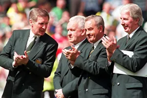 Old Lisbon Lions applaud the fans at Parkhead August 1998 Old Lisbon Lions applaud the fans at Parkhead August 1998