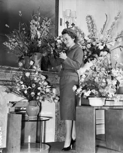 Olivia de Havilland, British American actress, arrived in the UK today to begin filming a Olivia de Havilland, British American actress, arrived in the UK today to begin filming a