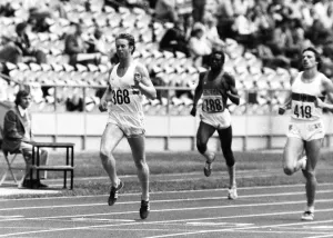 Olympic Games 1976 David Jenkins of Great Britain competing in the 400 metres Olympic Games 1976 David Jenkins of Great Britain competing in the 400 metres