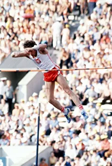 Olympic Games Moscow 1980 Pole Vault. Kozakiewicz of Poland breaks the Pole Vault Olympic Games Moscow 1980 Pole Vault. Kozakiewicz of Poland breaks the Pole Vault